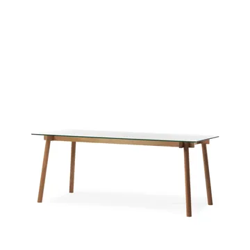 Corners Mesa - Roble aceitado, vidrio - A2