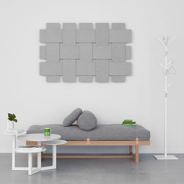 Diván Stay - Tela verde, estructura de roble aceitado - A2