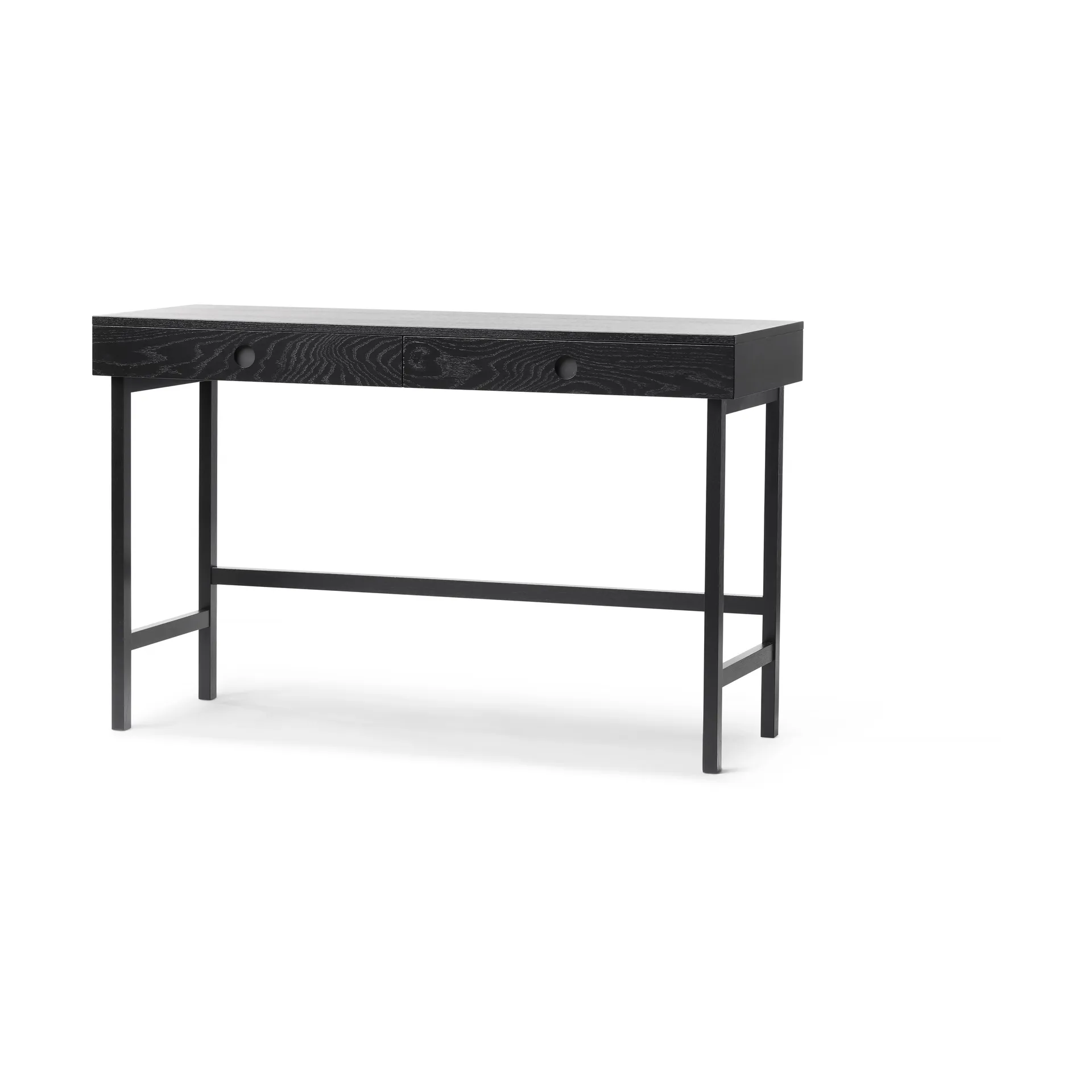 Escritorio Mind, Roble teñido en negro, 118×74×44 cm A2