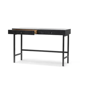 Escritorio Mind - Roble teñido en negro, 118×74×44 cm - A2