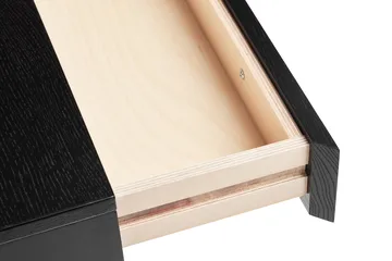 Escritorio Mind - Roble teñido en negro, 118×74×44 cm - A2