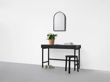 Escritorio Mind - Roble teñido en negro, 118×74×44 cm - A2