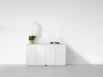 Espejo de pared Echo - Blanco, 43x63 cm - A2