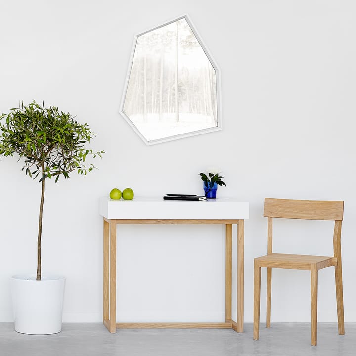 Espejo Sneak peek, Roble aceitado blanco A2