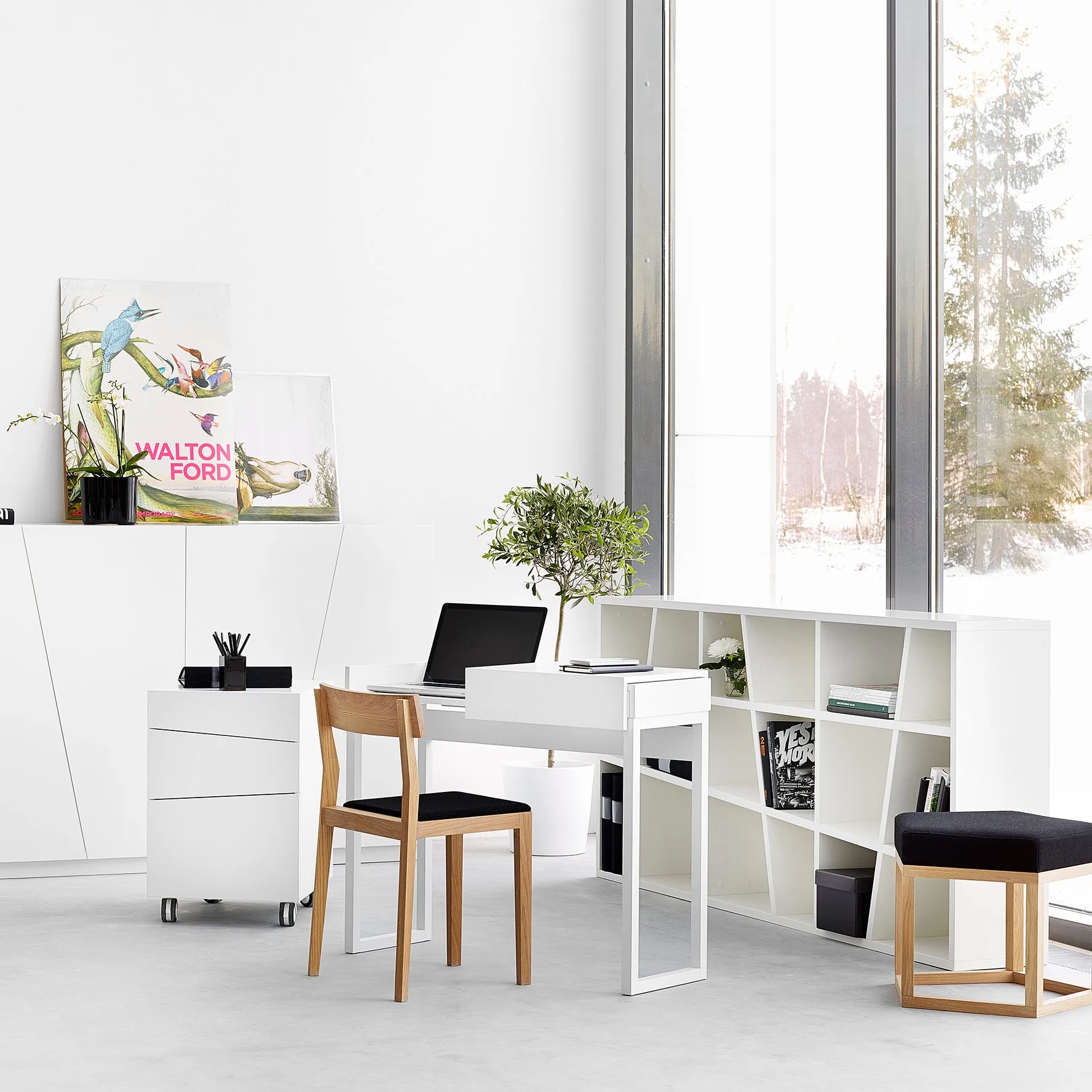 Estantería Angle, Blanco A2