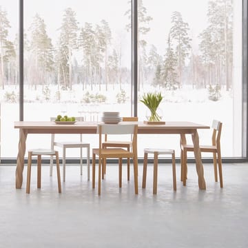 Mesa de comedor Twist - roble aceitado blanco - A2