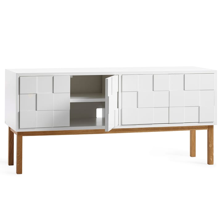 Mueble TV con patas Collect 2010, patas de roble A2