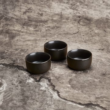 2 Boles mini Raw Ø7,5 cm - Titanium Black - Aida