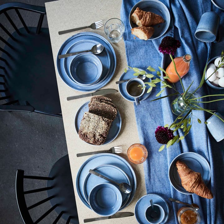 2 Tazas y platillos Søholm Sonja, azul Aida