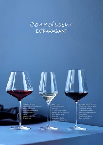 4 Copas de vino blanco Connoisseur Extravagant 40,5 cl - Clear - Aida