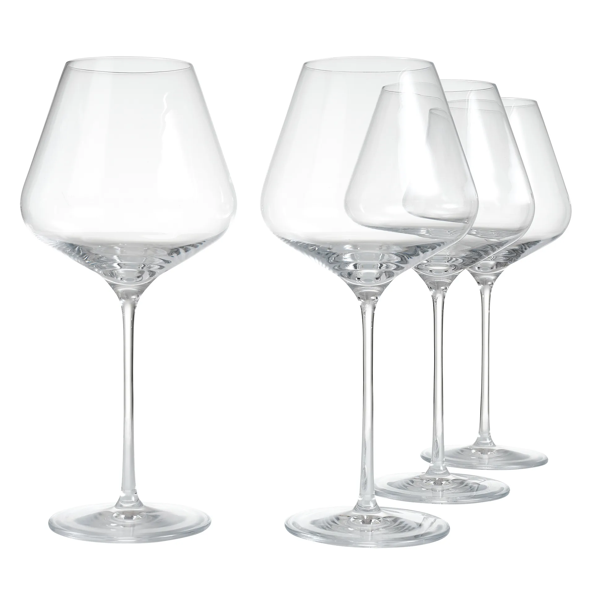4 Copas de vino tinto Connoisseur Extravagant 71 cl, Clear Aida