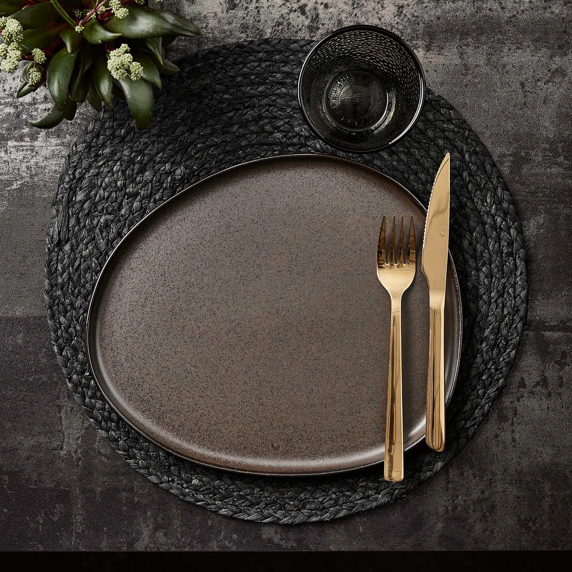 4 Cuchillos de carne Raw, Dorado Aida