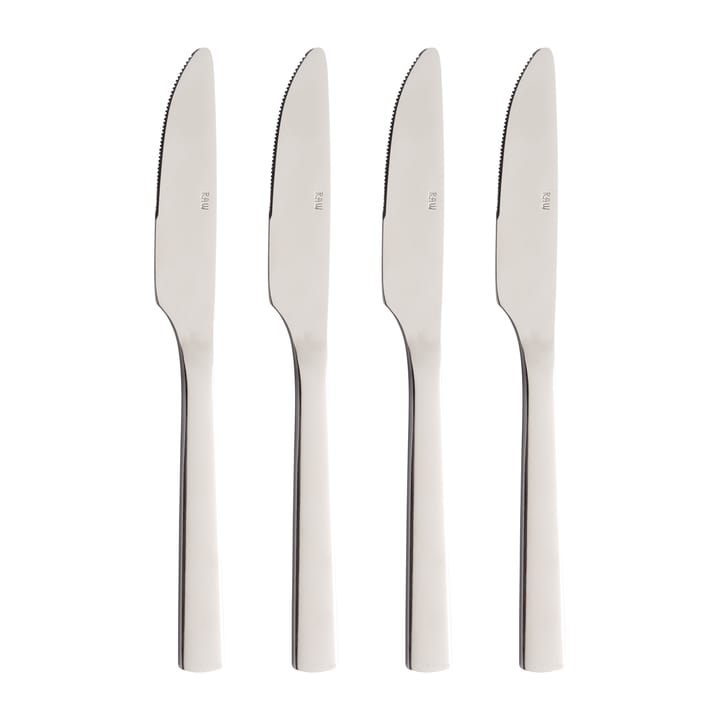 4 Cuchillos de mesa Raw - acero inoxidable - Aida