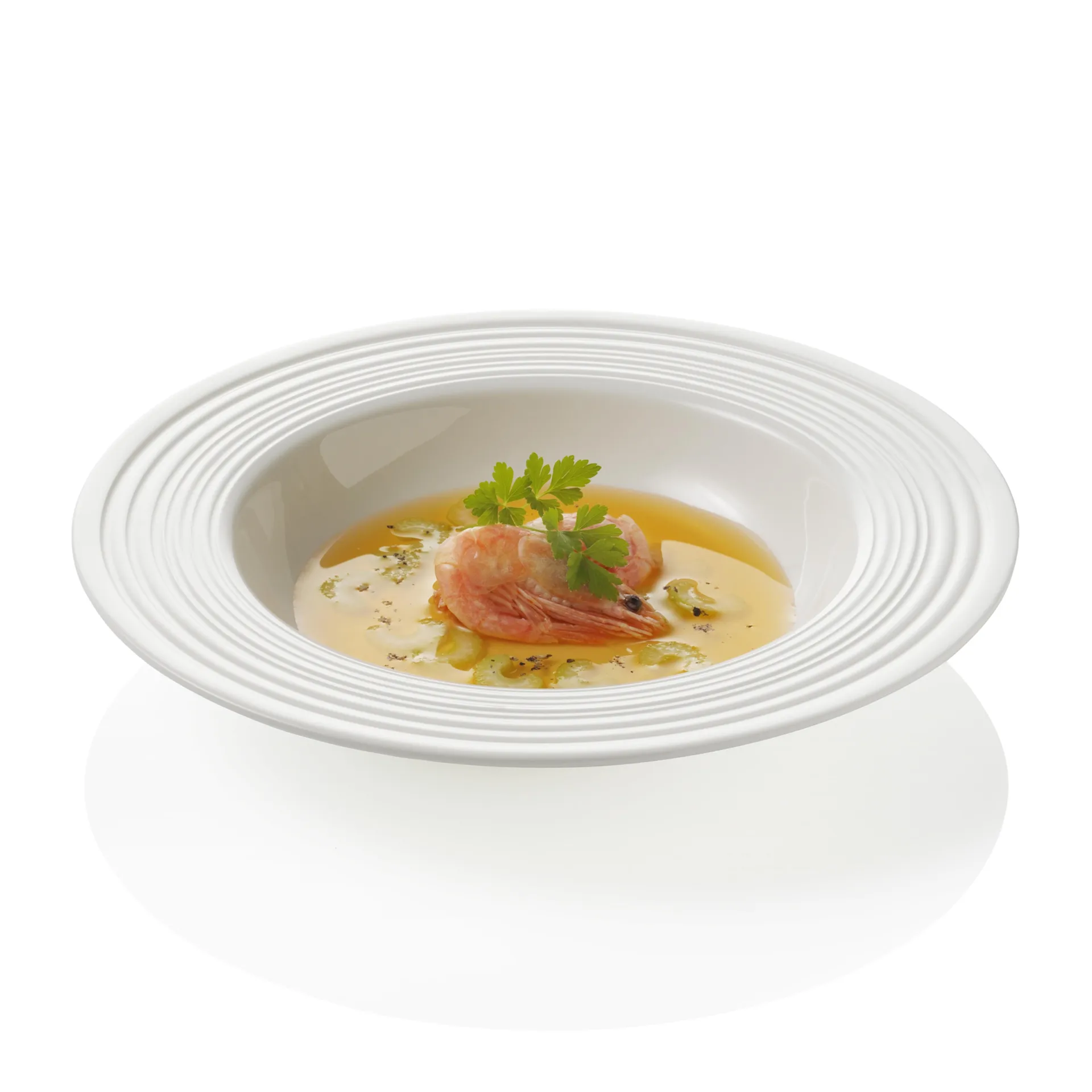4 Platos de sopa Passion, Ø 23 cm Aida