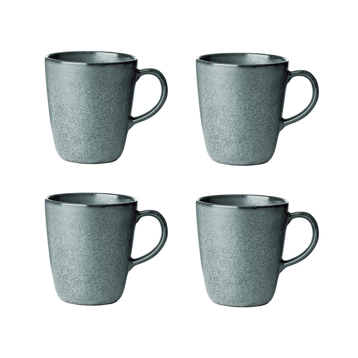 4 Tazas con asa Raw 35 cl - Northern green - Aida