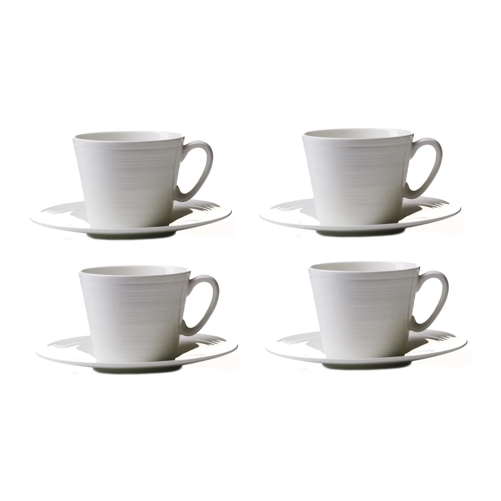 4 Tazas de café y platos Passion, 30 cl Aida