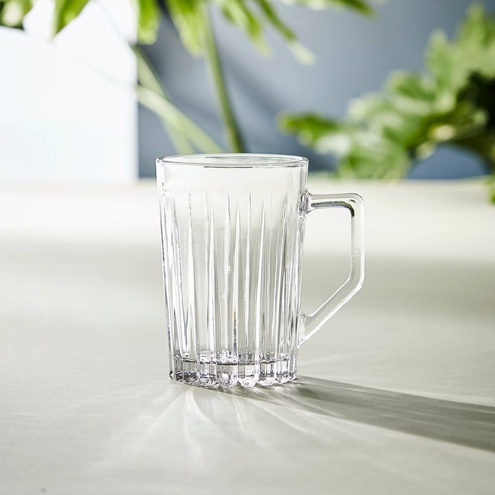4 Vasos con asa Relief, transparente Aida