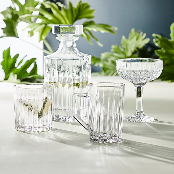4 Vasos de whisky Relief 31 cl - transparente - Aida