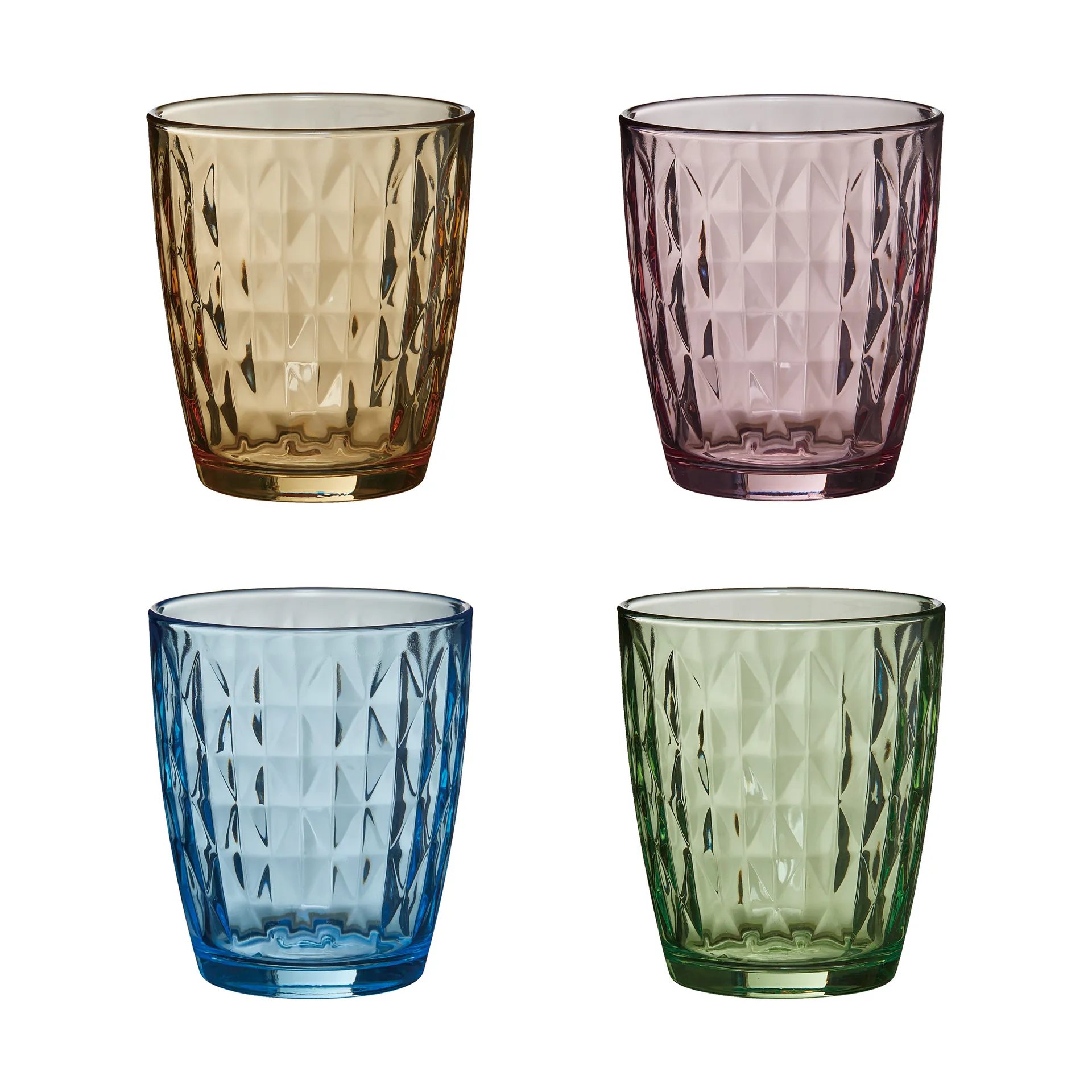 4 Vasos Mosaic 34 cl, Multi Aida