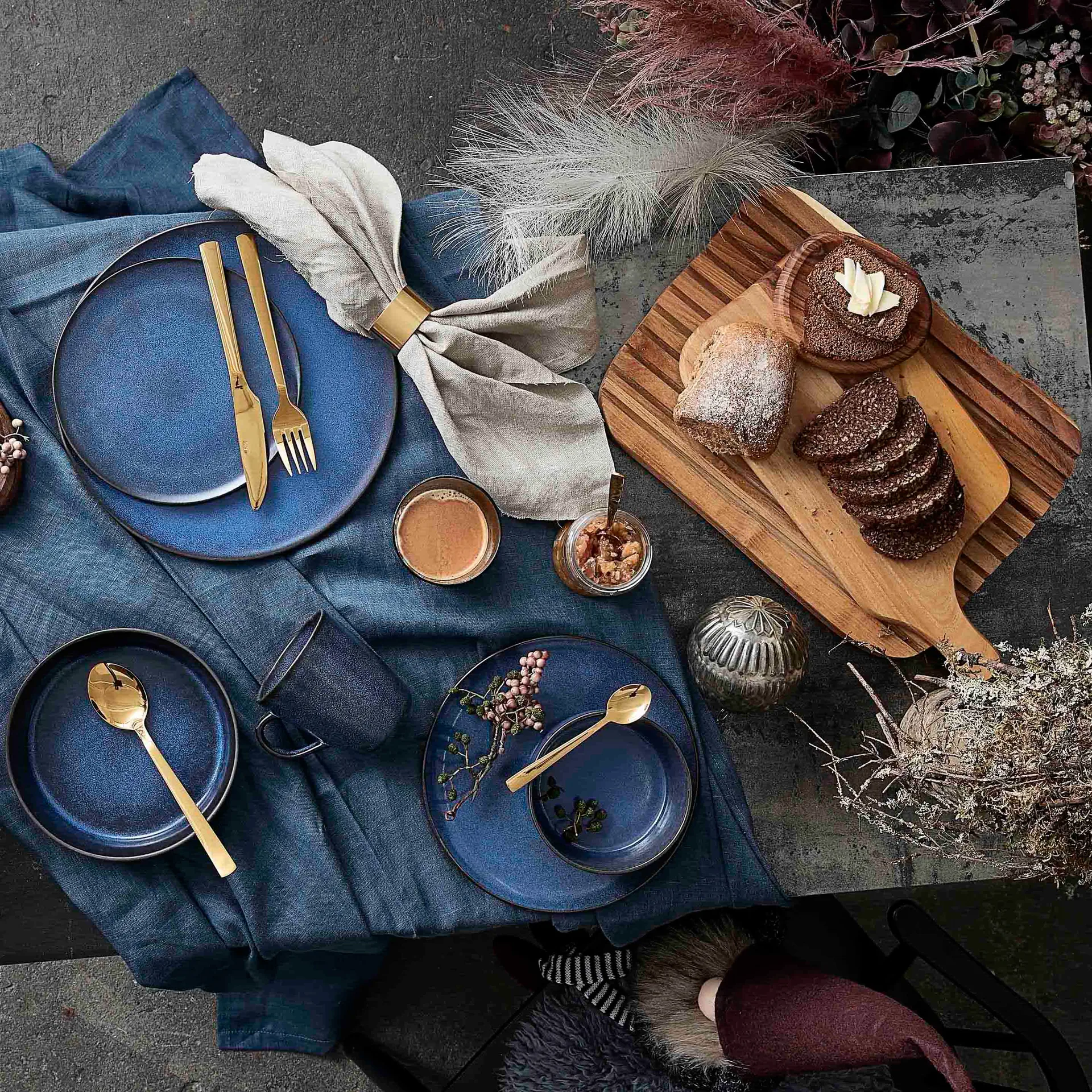 Bol alto Raw Ø19,5 cm, Midnight blue Aida