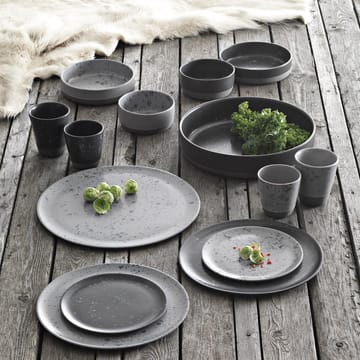 Bol Raw Ø13,5 cm - negro con puntos - Aida