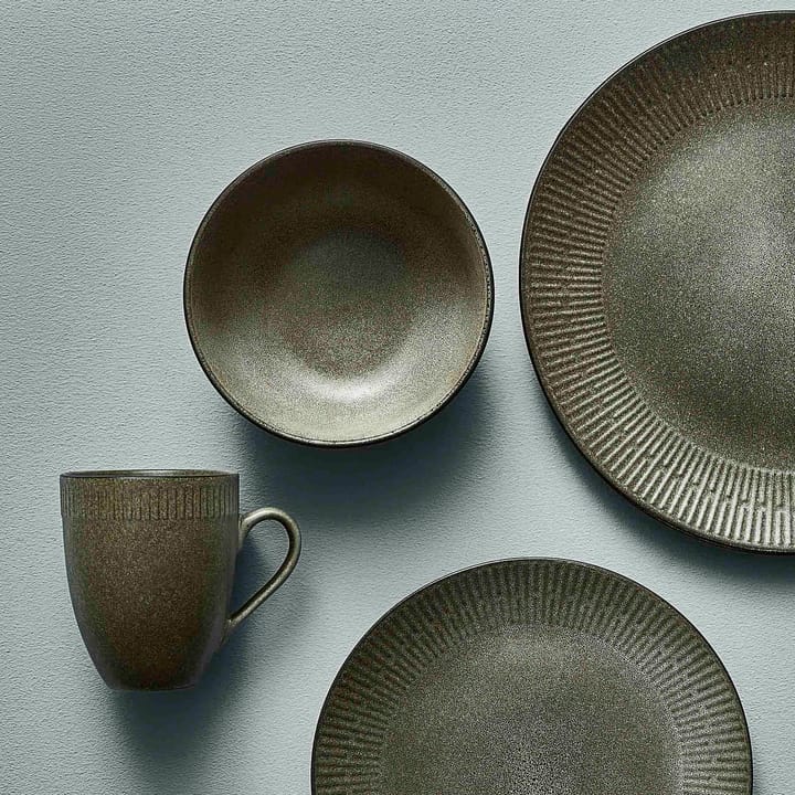 Bol Relief Ø14 cm, gris Aida