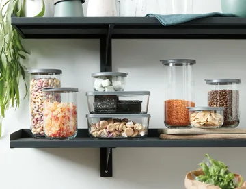 Bote con tapa Café 38 cl - transparente - Aida