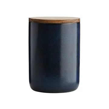 Bote con tapa Raw 15 cm - Midnight blue - Aida