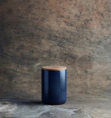 Bote con tapa Raw 15 cm - Midnight blue - Aida