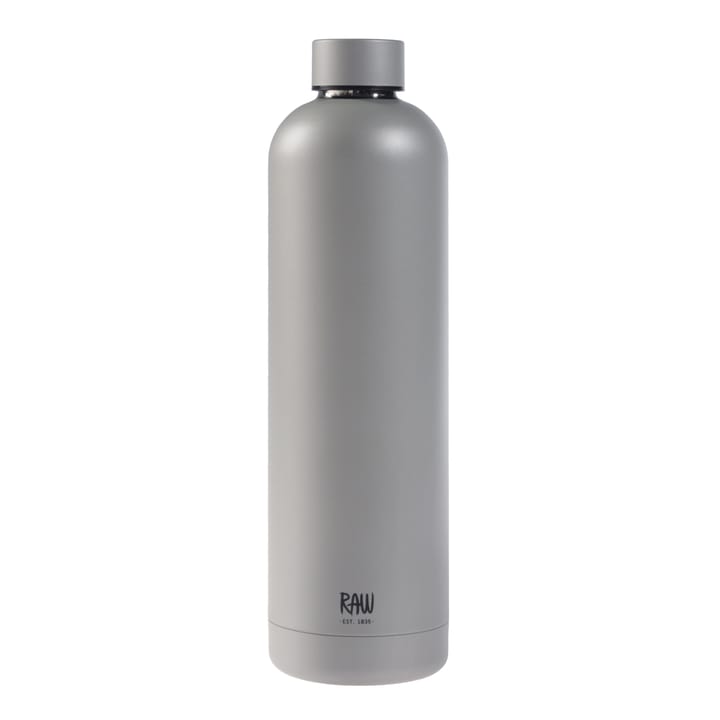 Botella termo Raw 1 l - plata metalizada - Aida
