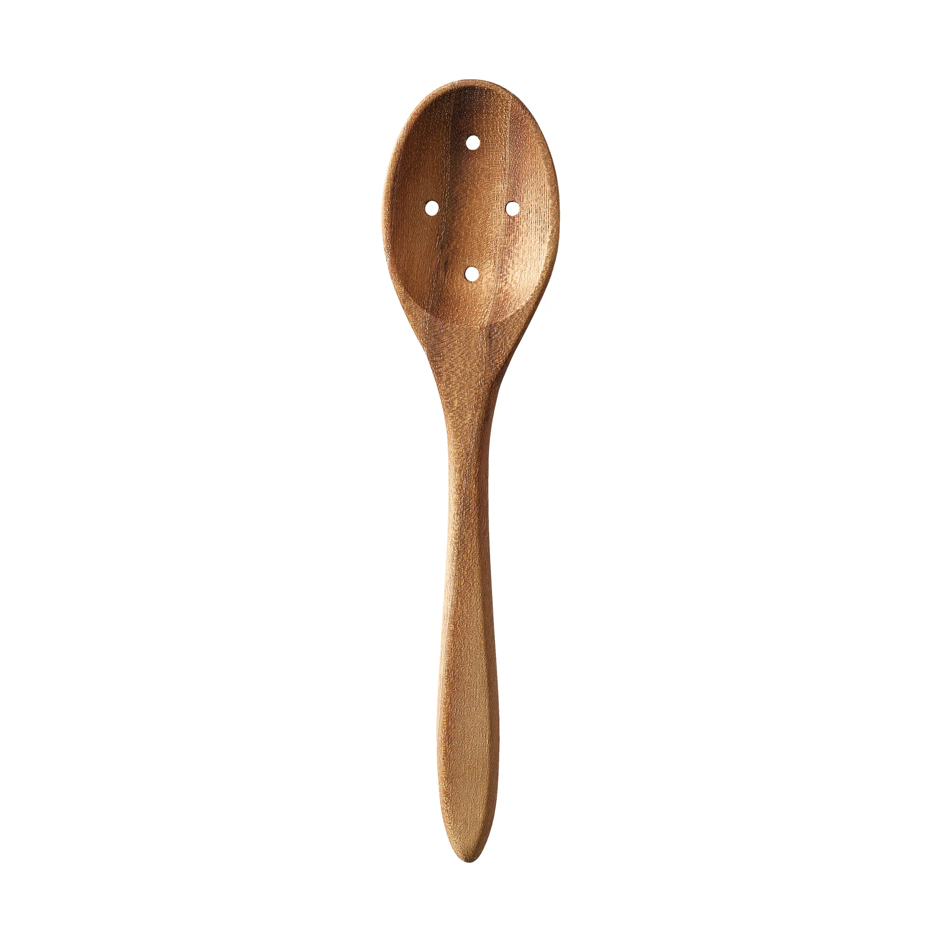 Cuchara de olivas Raw teak 18 cm, Marrón Aida