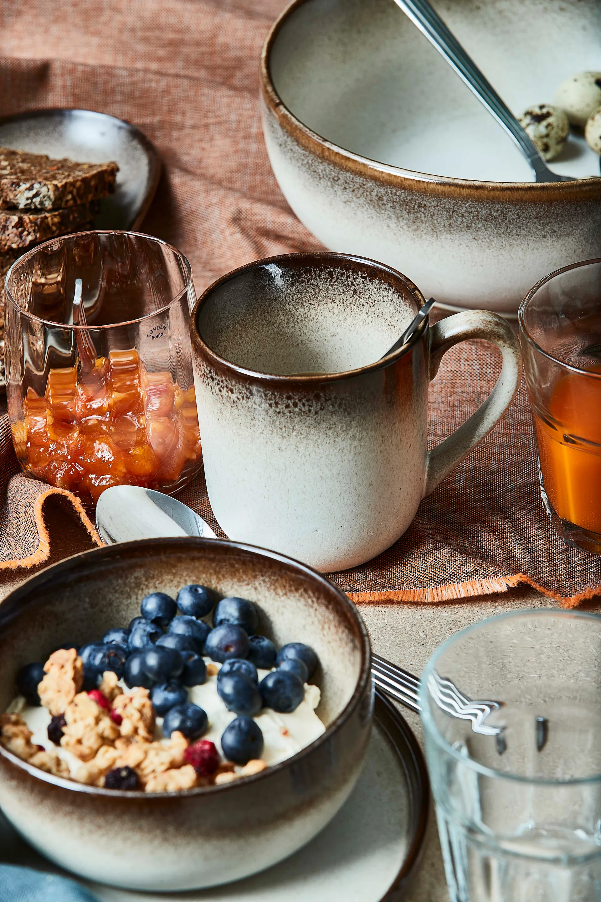 Ensaladera Søholm Sonja Ø24 cm, Brown Aida