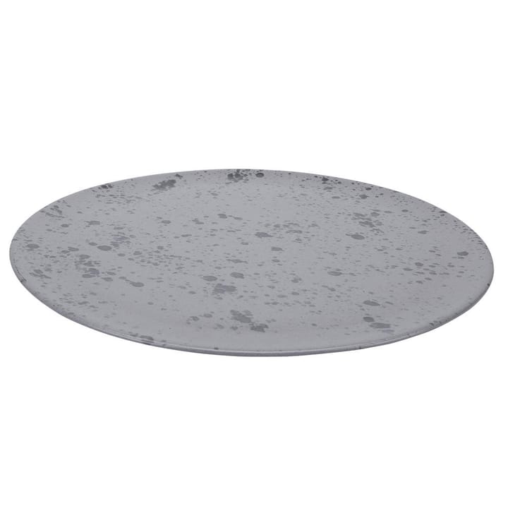 Fuente de servir Raw Ø34 cm - gris con puntos - Aida