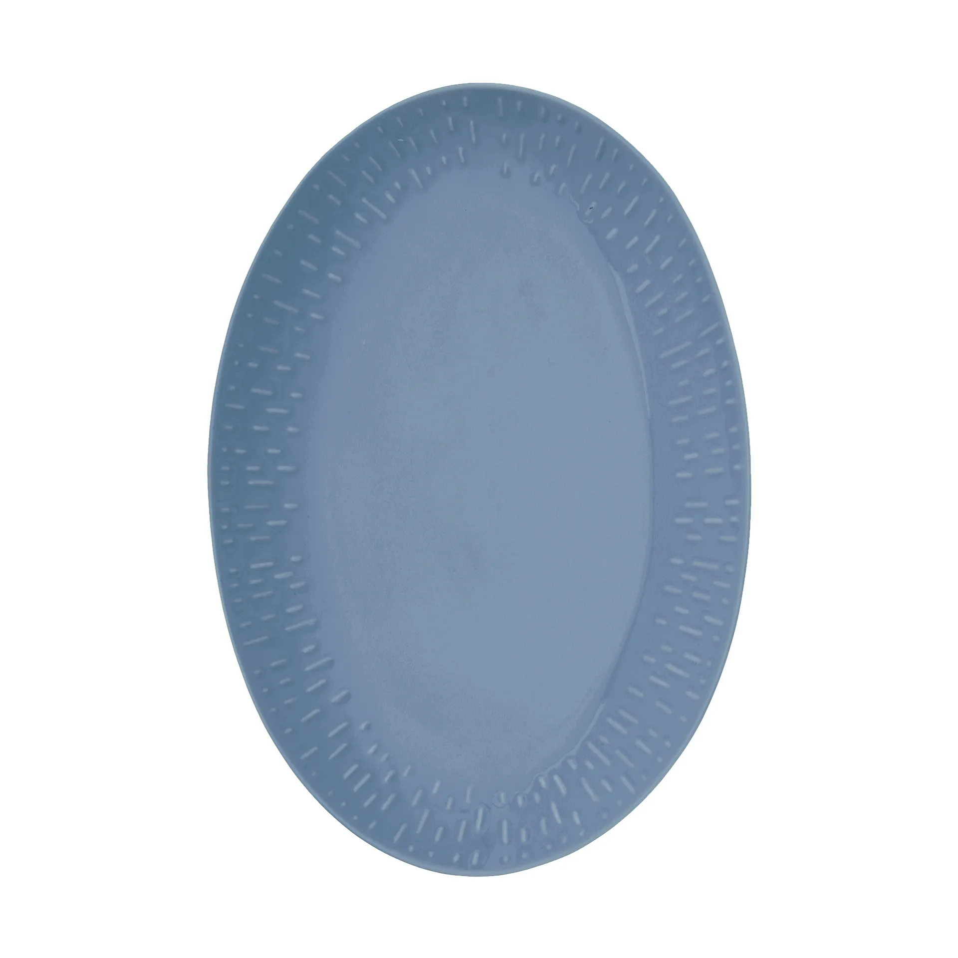Fuente ovalada Confetti, Blueberry, 25,5 x 36 cm Aida