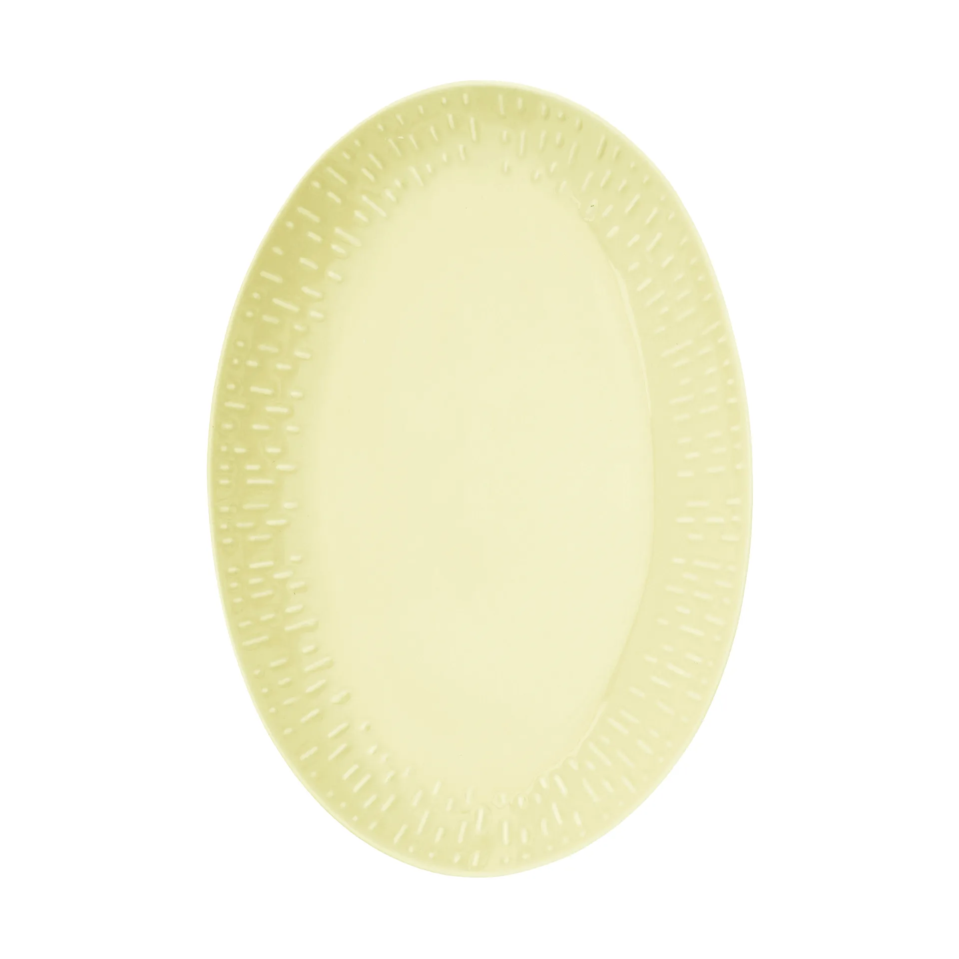 Fuente ovalada Confetti, Lemon, 25,5 x 36 cm Aida