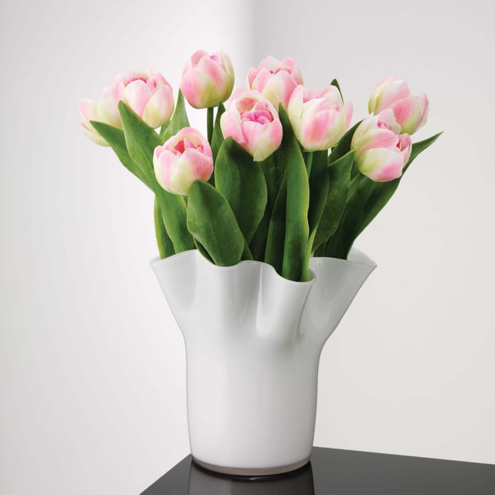 Jarrón Tulip 20 cm, blanco Aida