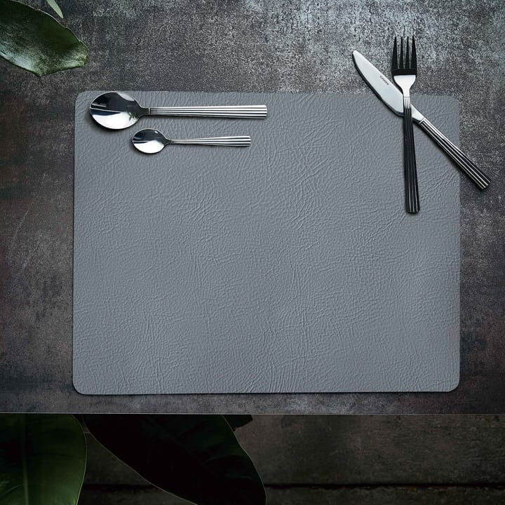 Mantel individual Quadro 35x45 cm, gris Aida