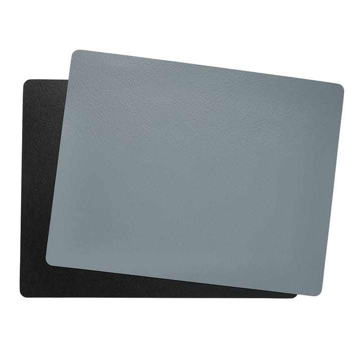 Mantel individual Quadro 35x45 cm - negro-gris - Aida