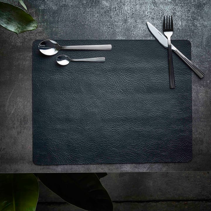 Mantel individual Quadro 35x45 cm, negro Aida