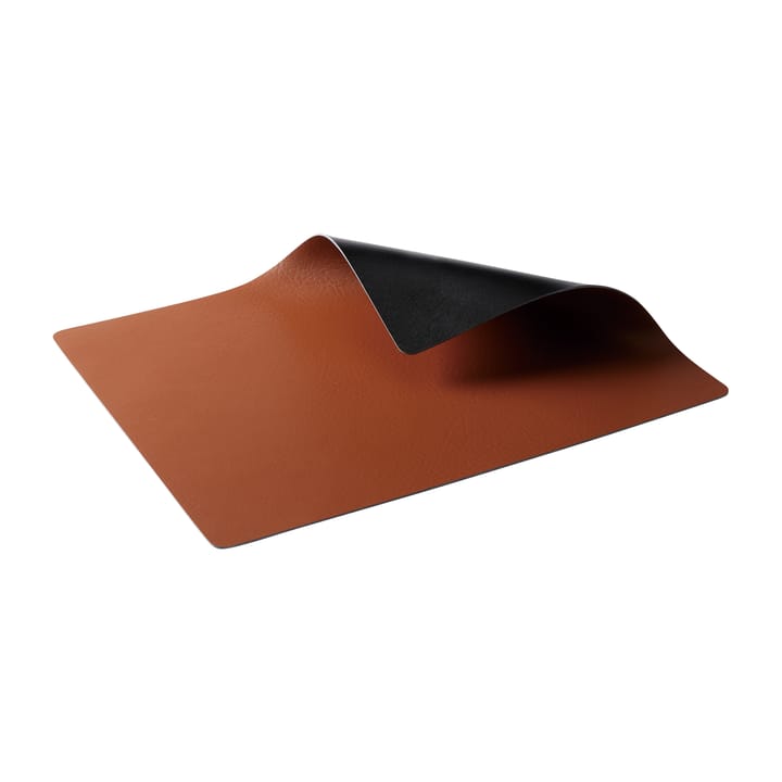 Mantel individual Quadro doble cara 35x39 cm - Black-brown - Aida