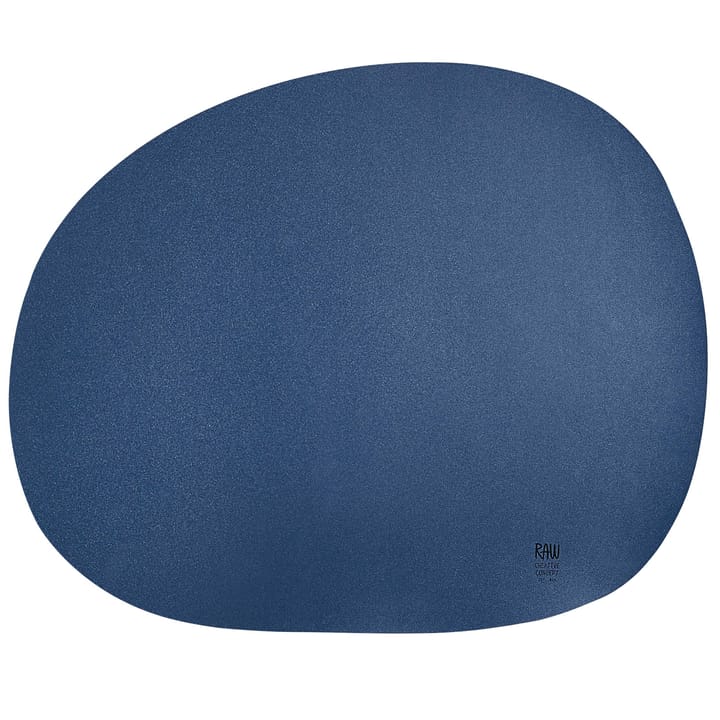 Mantel individual Raw 41 x 33,5 cm - azul oscuro - Aida