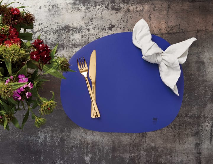 Mantel individual Raw 41 x 33,5 cm, Azure blue Aida