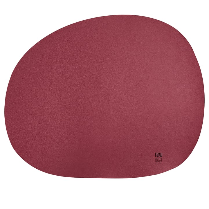 Mantel individual Raw 41 x 33,5 cm - Bordeaux (morado) - Aida