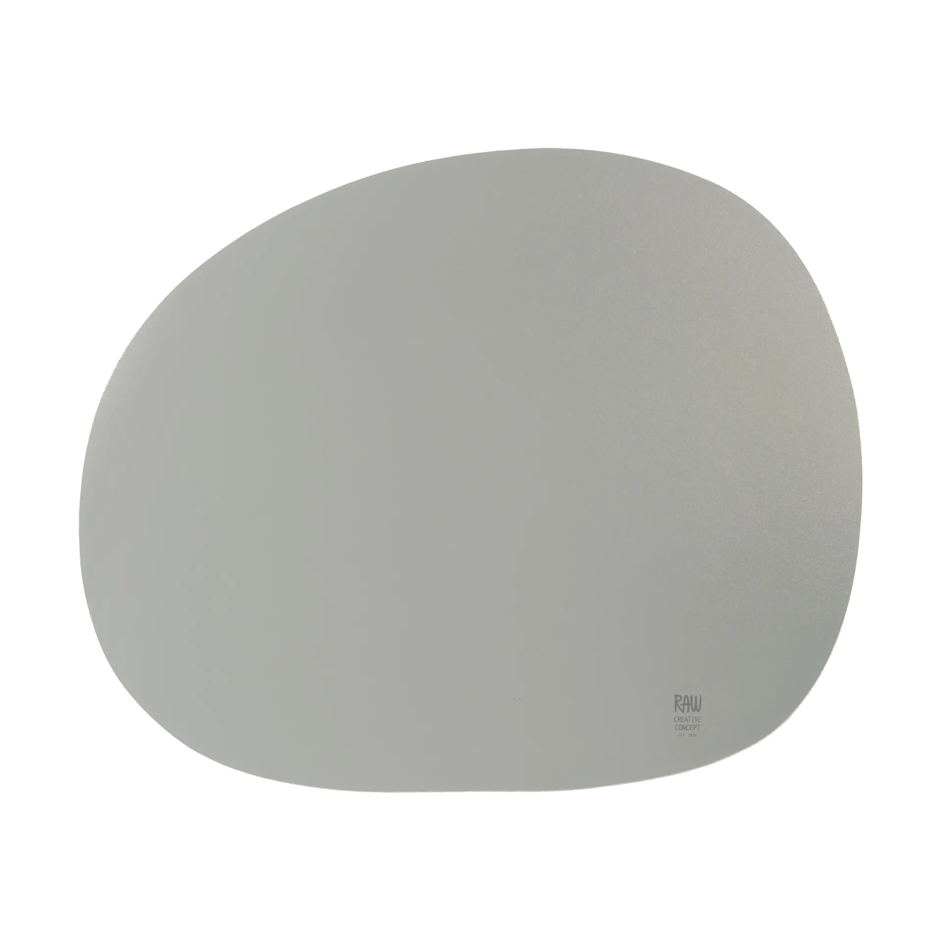 Mantel individual Raw 41 x 33,5 cm, gris claro Aida