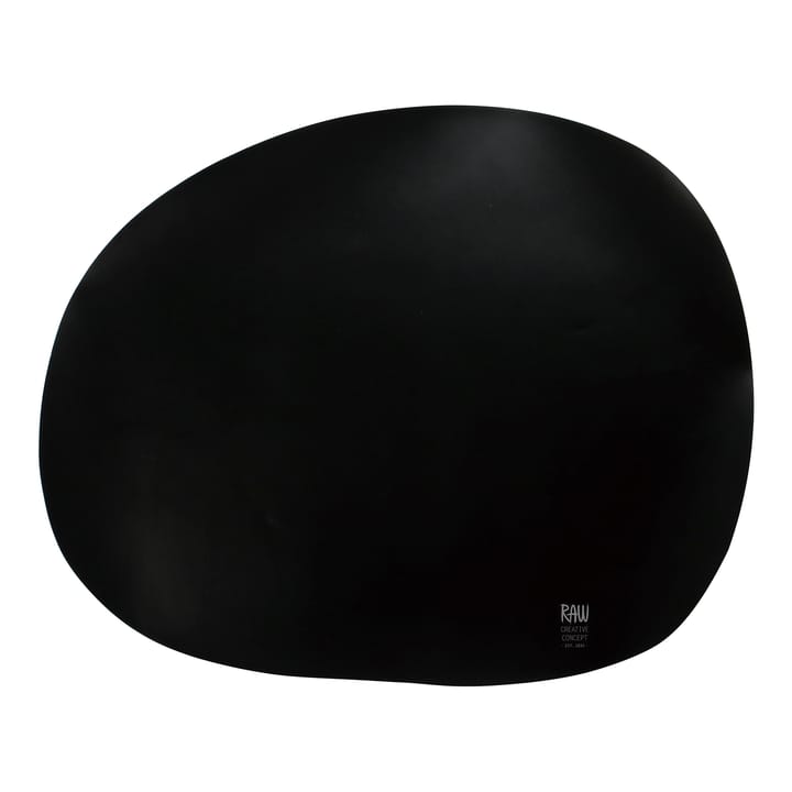 Mantel individual Raw 41 x 33,5 cm - negro - Aida