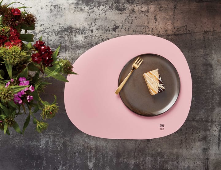 Mantel individual Raw 41 x 33,5 cm, Pink sky Aida