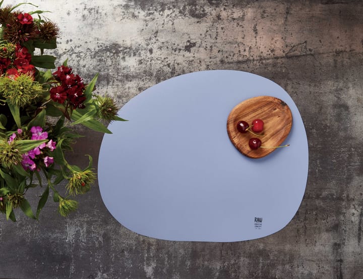Mantel individual Raw 41 x 33,5 cm, Stone blue Aida