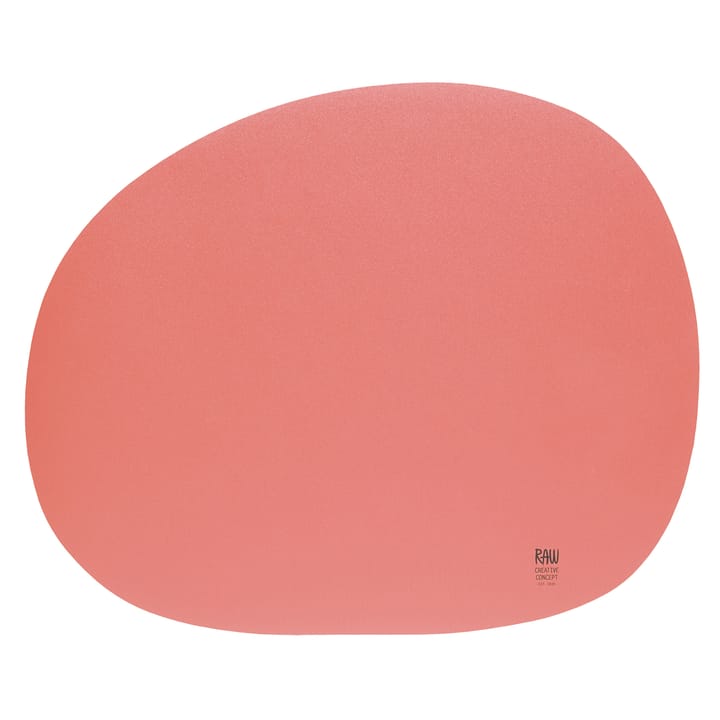 Mantel individual Raw 41 x 33,5 cm - Watermelon red - Aida