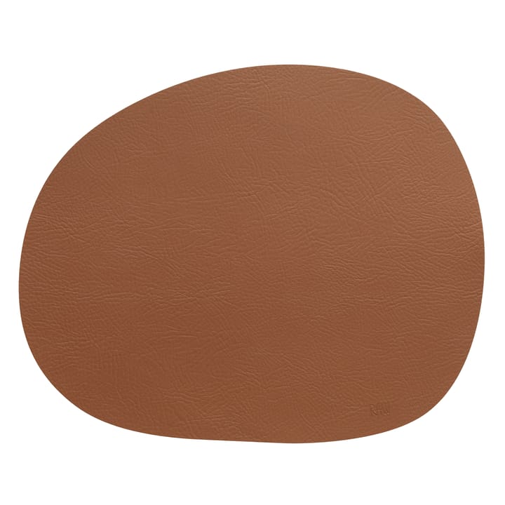 Mantel individual Raw cuero - Cinnamon brown buffalo - Aida