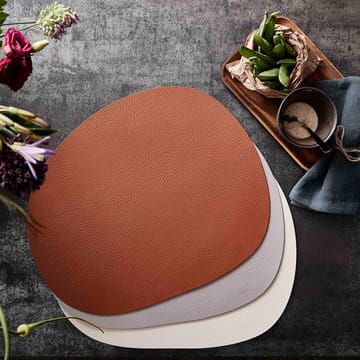 Mantel individual Raw cuero - Cinnamon brown buffalo - Aida